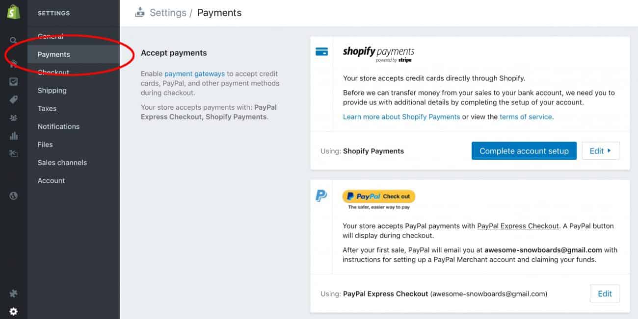 Add a payment gateway into your store