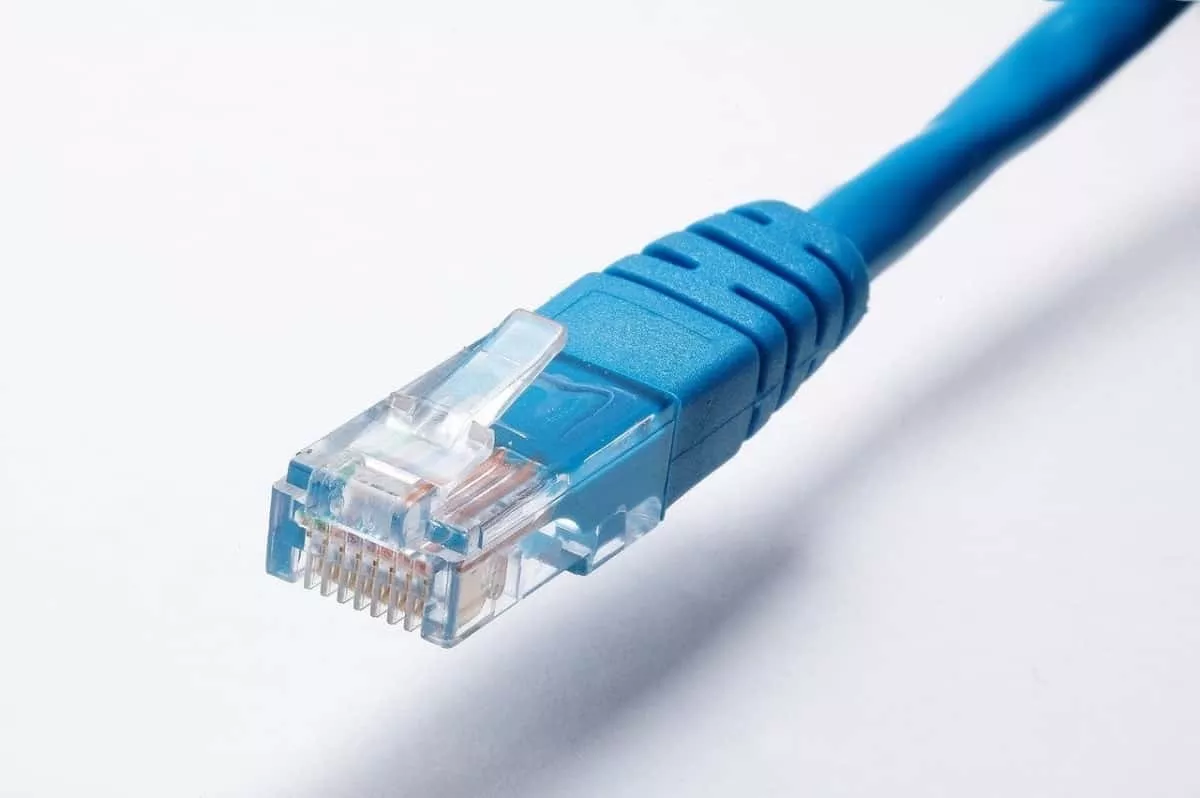 a connector of an ethernet cable