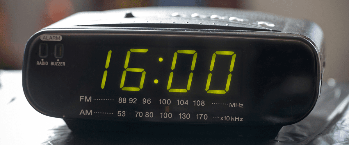 use an alarm clock instead of phone for waking up