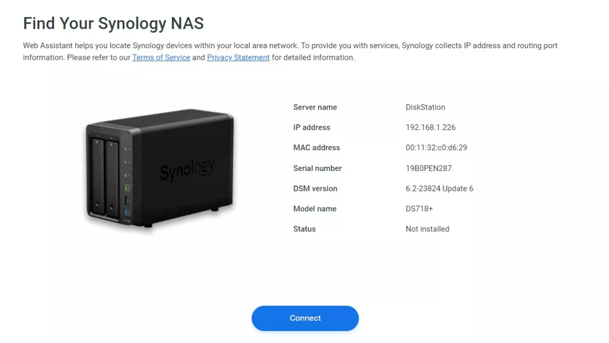 finding your NAS on computer
