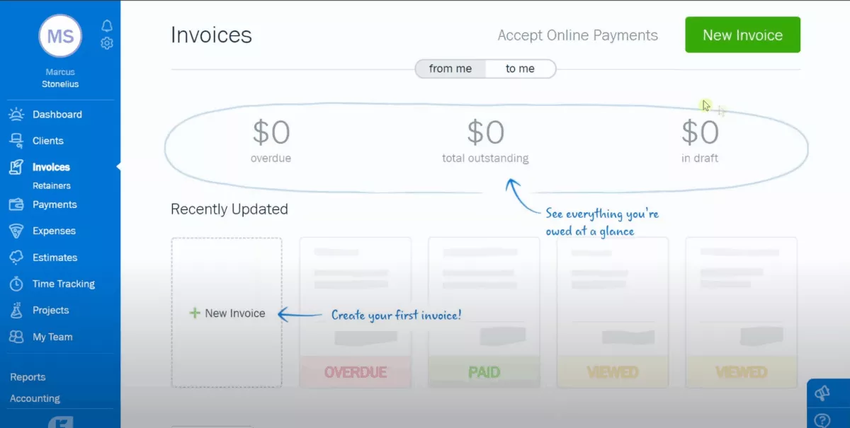 freshbooks invoicing software