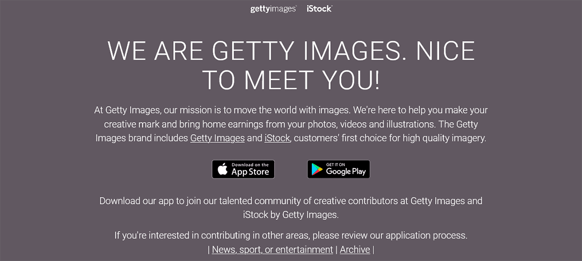 Getty Images - Best for Professionals