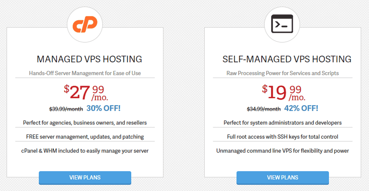 managed vps & self-managed vps hosting