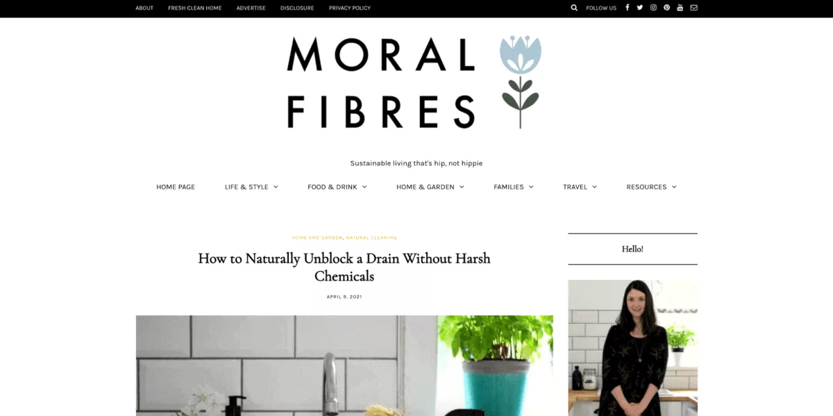 moral fibres homepage