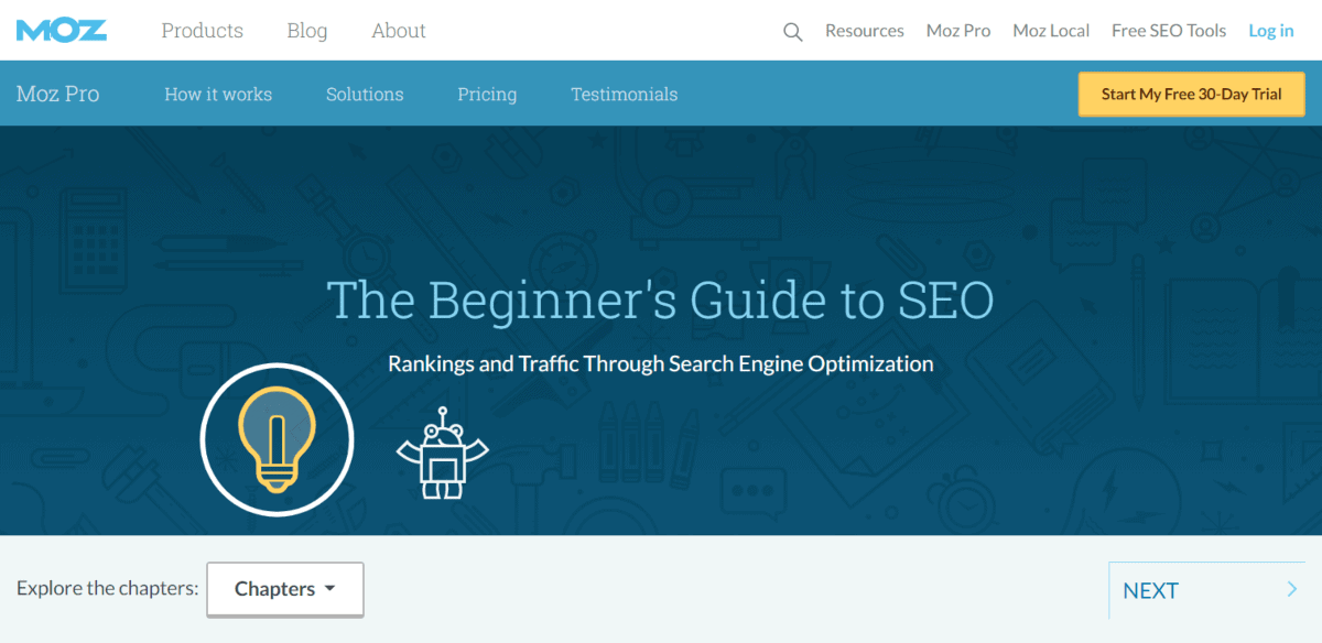 beginner guide to seo from moz