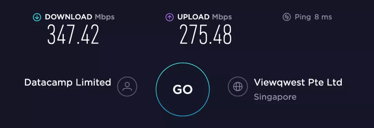 pia vpn speed test with wireguard protocol