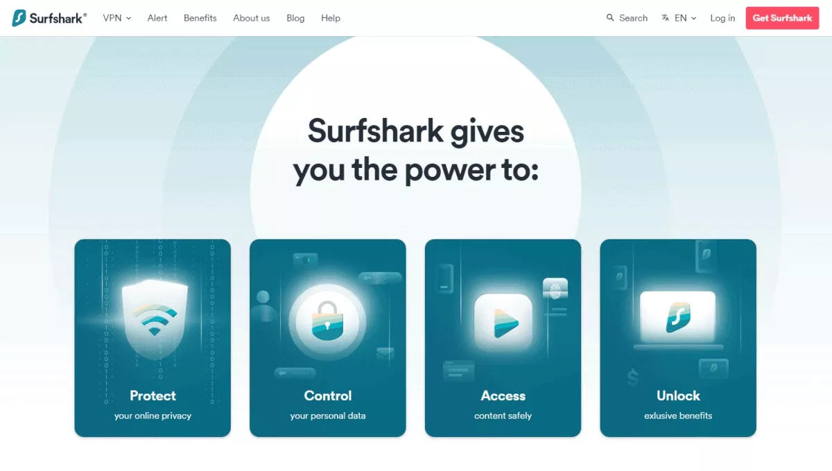 surfshark features