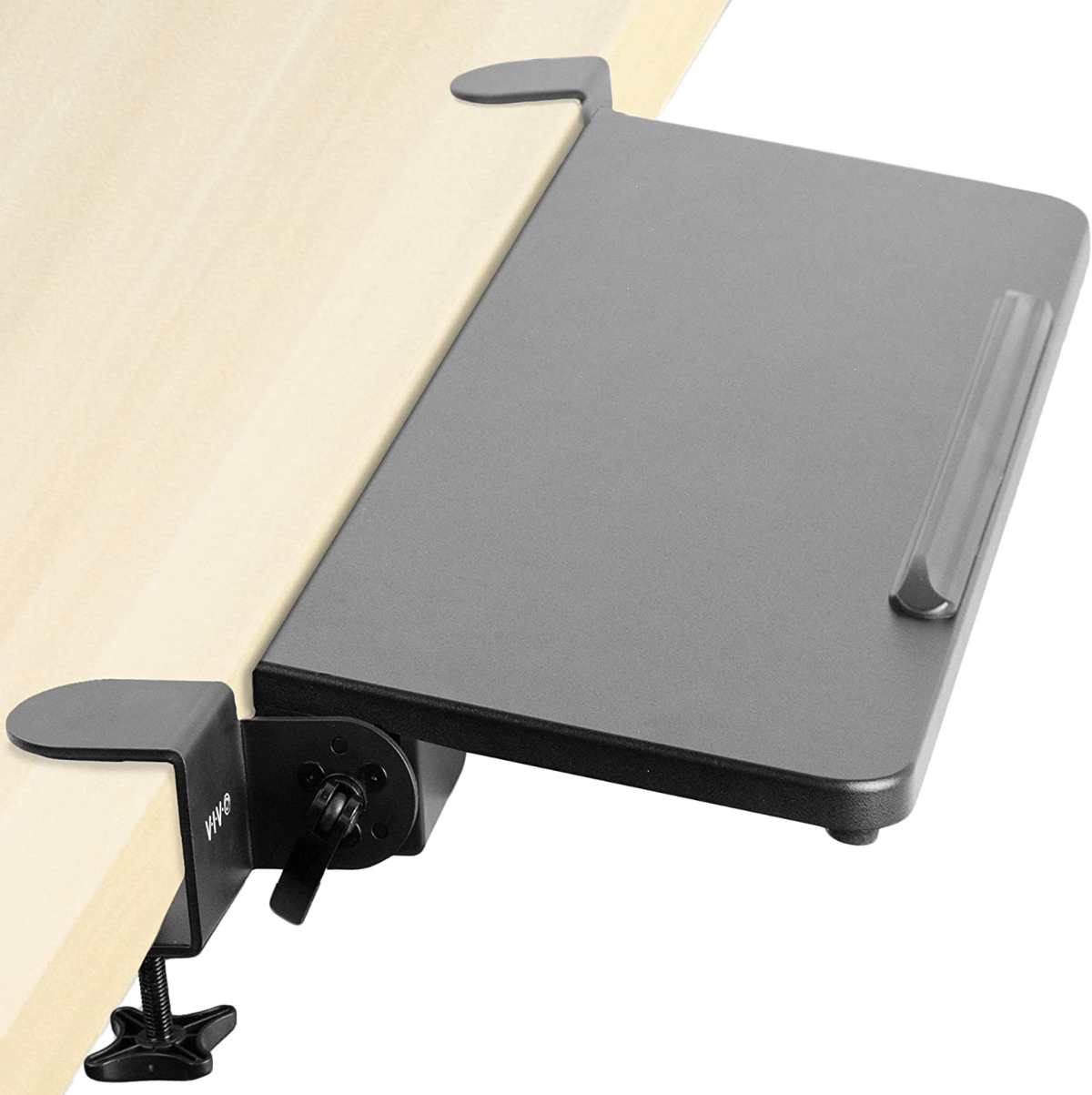VIVO clamp-on tilting keyboard tray