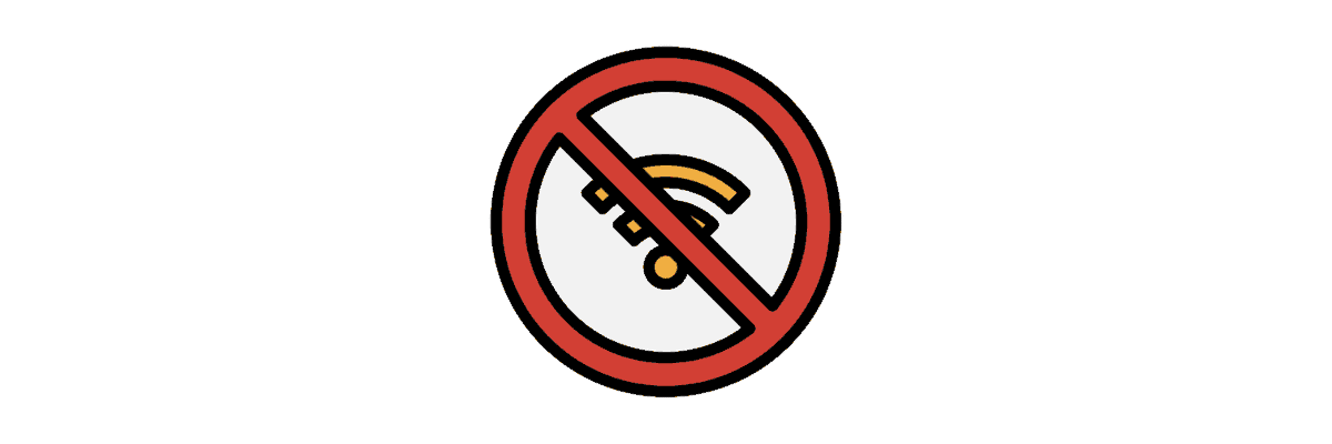 Turn off WiFi and mobile data