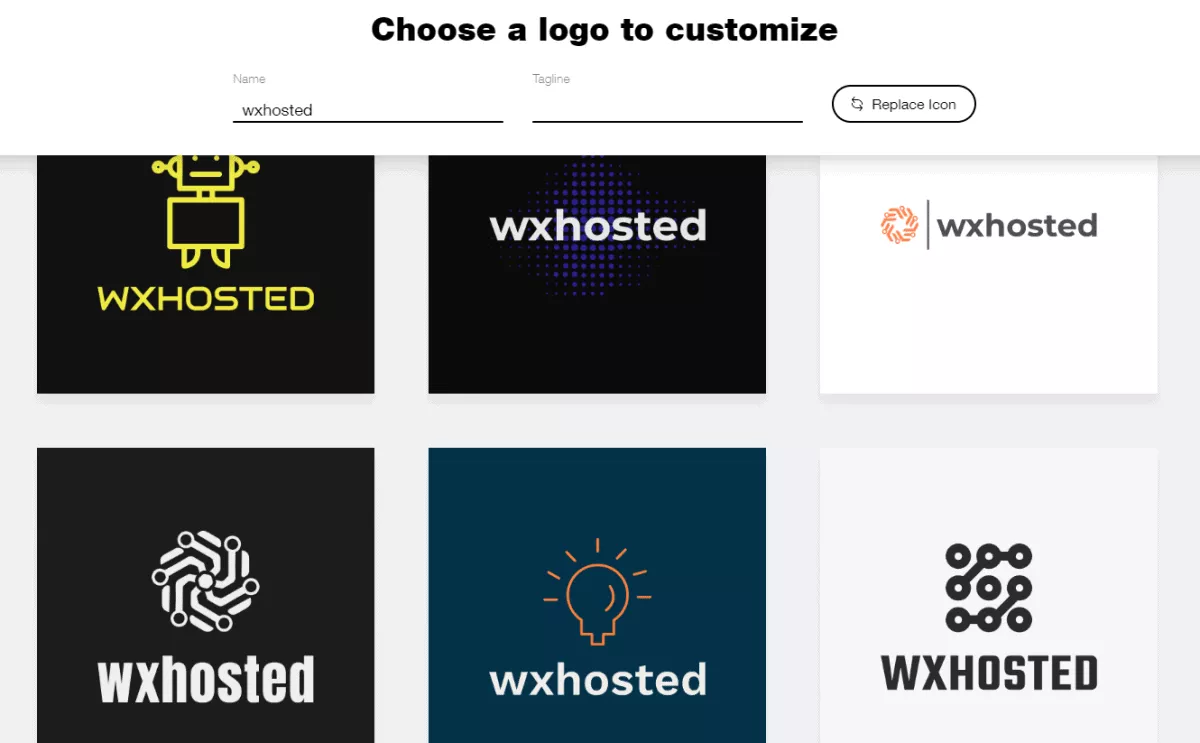 wix logo maker helps make a logo in no time